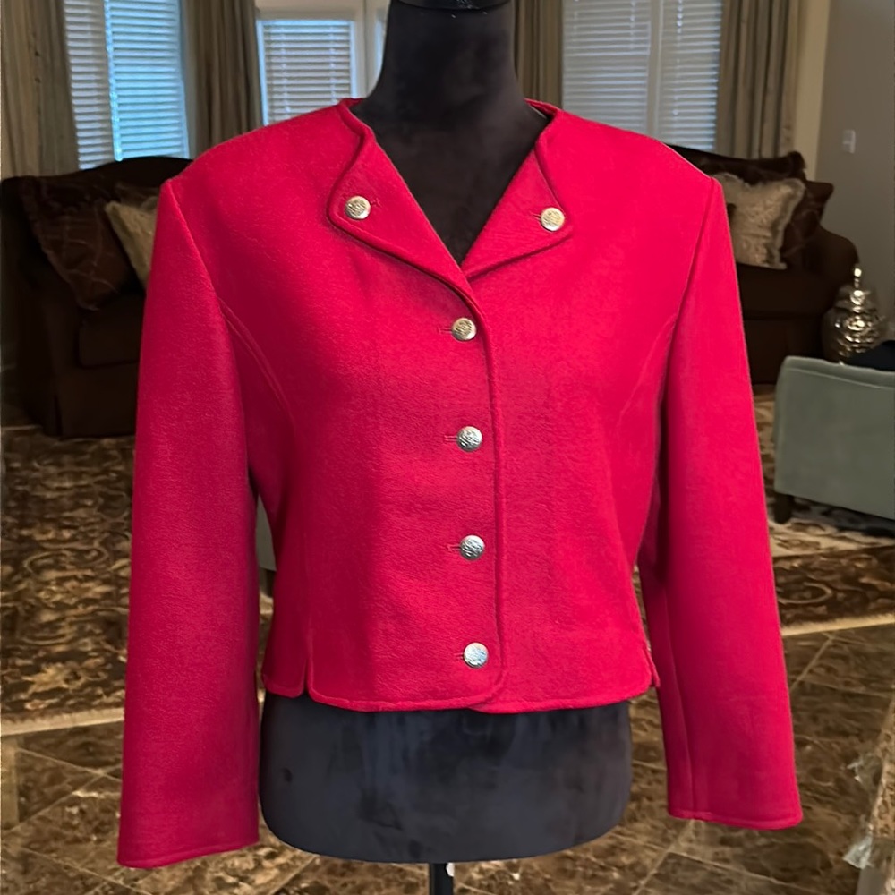 Pendleton Wool Cropped Jacket - image 1